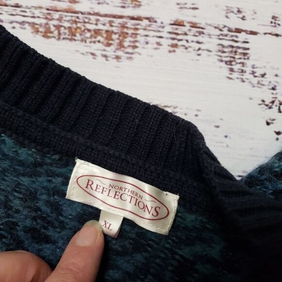 Vintage Northern Reflections Knit One Button Up Cardigan - Picture 8 of 9